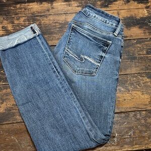 Silver Jeans Co. Women’s Skinny Jeans in Medium Blue Wash